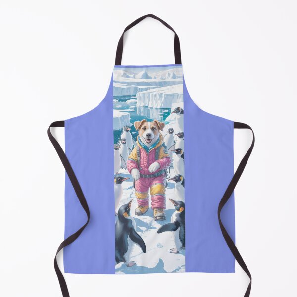 Item preview, Dog'S Arctic Adventure With Penguin Friends By Merch, Limited Edition designed and sold by kraackforest.