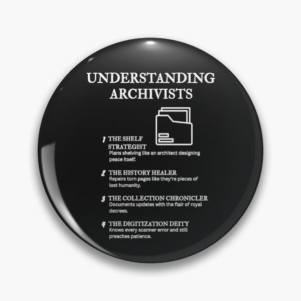 Item preview, Understanding Archivists – Relatable Humor for Record Keepers – Black designed and sold by PsyFlow35.