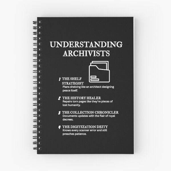 Item preview, Understanding Archivists – Relatable Humor for Record Keepers – Black designed and sold by PsyFlow35.
