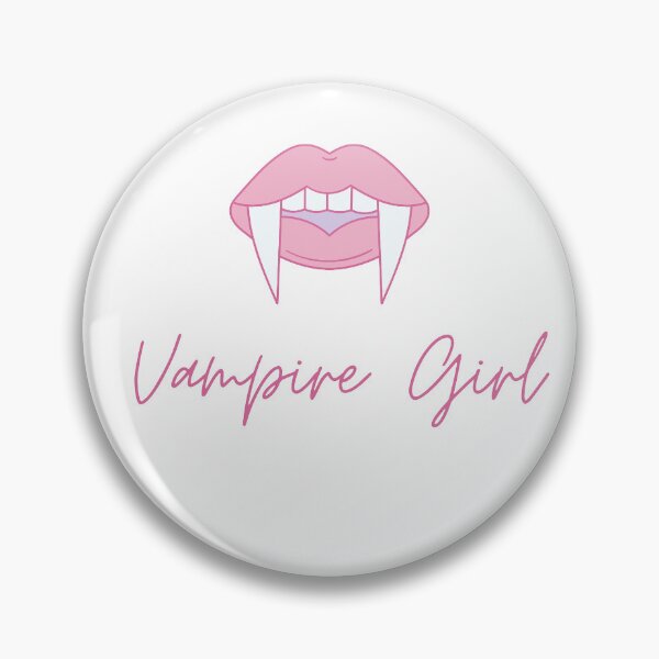 Item preview, Vampire Girl – Cute Pink Vampire Teeth Aesthetic Design designed and sold by Kavya17.