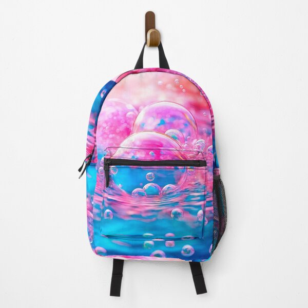Item preview, Neon Pink and Blue Soap Bubbles Macro designed and sold by LanaGustavsson.