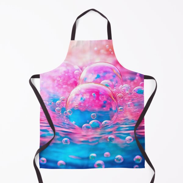 Item preview, Neon Pink and Blue Soap Bubbles Macro designed and sold by LanaGustavsson.