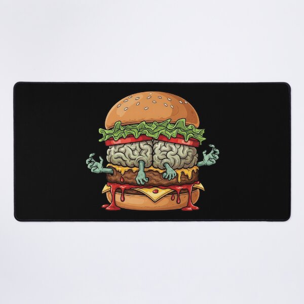Item preview, Zombie Halloween Burger: Brains, Gore, and Spooky Season Food Horror designed and sold by petpuppymania.