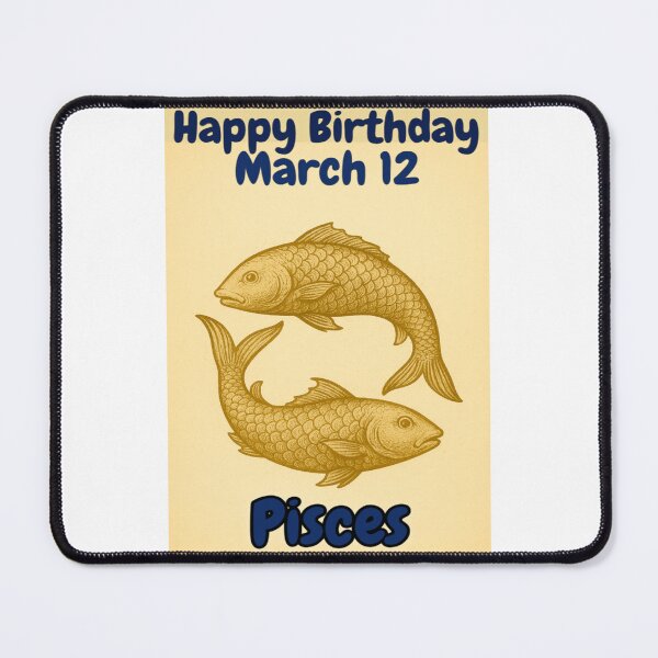 Item preview, Birthday Zodiac Sign – March 12 designed and sold by ariksworld.
