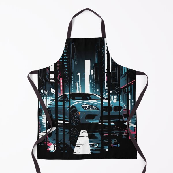 Item preview, B.W M6 Power of the 6 series coupe, street racing vibe, high contrast neon cyberpunk city 6 designed and sold by Neon G.