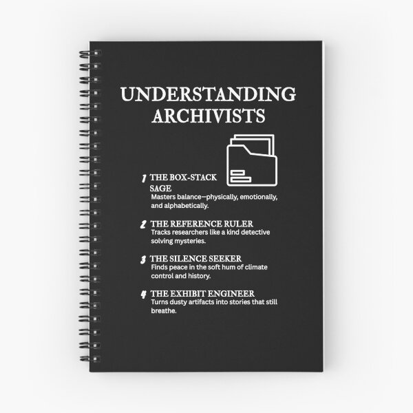 Item preview, Understanding Archivists – Inside Jokes for Archivists – Black designed and sold by PsyFlow35.