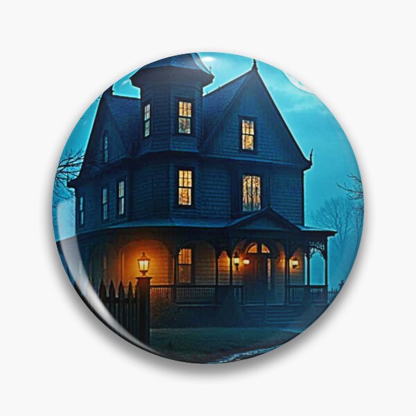 Item preview, Haunted Mansion Blue Moonlight Night designed and sold by Health And Fitness Posts e-Store.