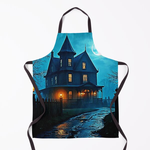 Item preview, Haunted Mansion Blue Moonlight Night designed and sold by Health And Fitness Posts e-Store.