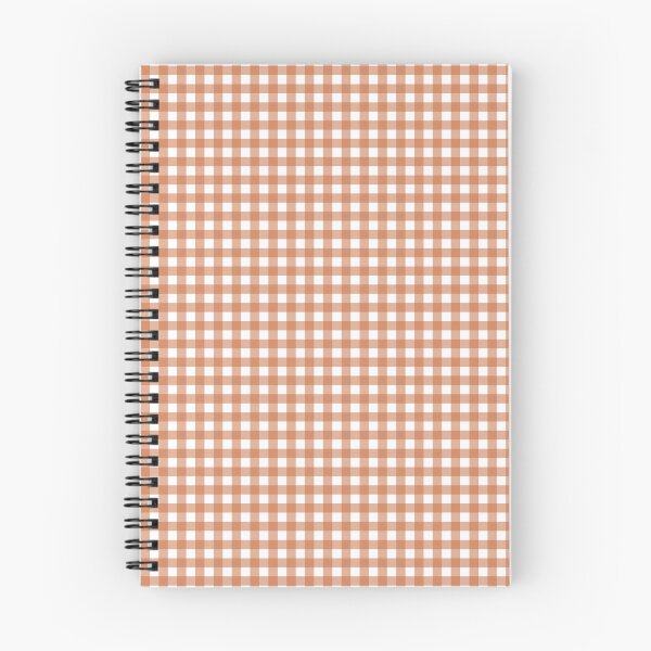 Item preview, Orange and white gingham pattern designed and sold by Karf  ..