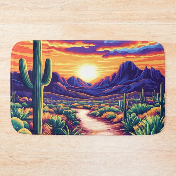 Item preview, Fantasy Painted Desert Landscape Sci-Fi Scenic Sunset  designed and sold by DEC02.