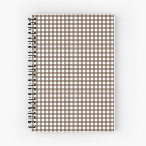 Item preview, Dark brown and white gingham pattern designed and sold by Karf  ..