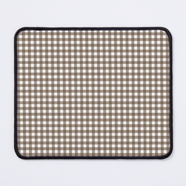 Item preview, Dark brown and white gingham pattern designed and sold by Karf  ..