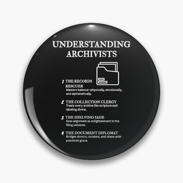 Item preview, Understanding Archivists Vol. 5 – Preserving Laughter Edition – Black designed and sold by PsyFlow35.