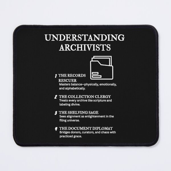 Item preview, Understanding Archivists Vol. 5 – Preserving Laughter Edition – Black designed and sold by PsyFlow35.