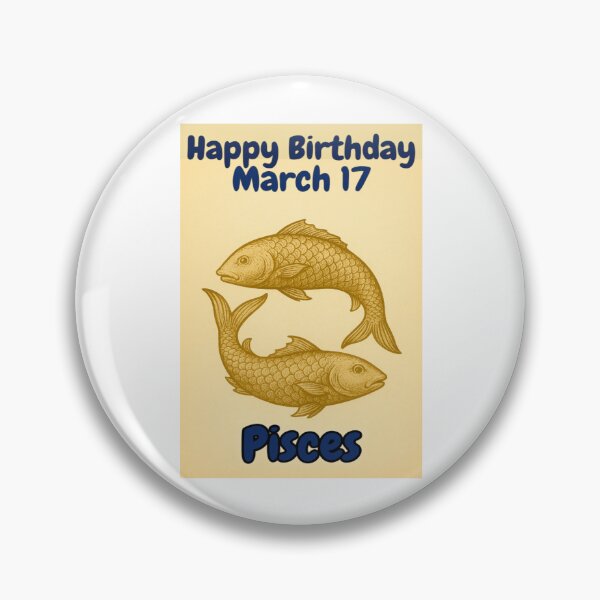Item preview, Birthday Zodiac Sign – March 17 designed and sold by ariksworld.