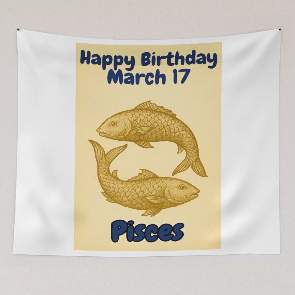 Item preview, Birthday Zodiac Sign – March 17 designed and sold by ariksworld.