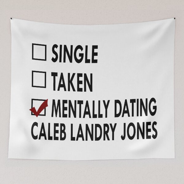 Item preview, Dating Caleb landry jones Black White designed and sold by Sasya.
