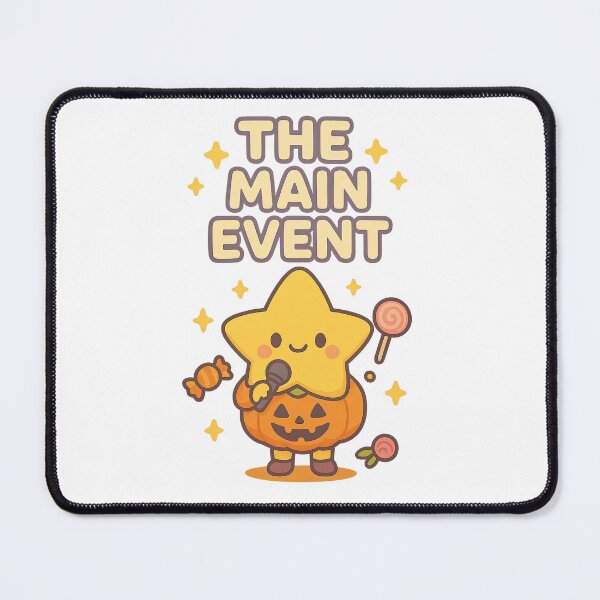 Item preview, The Main Event Cute Star Pumpkin Halloween Kawaii Illustration designed and sold by MujernDesignArt.