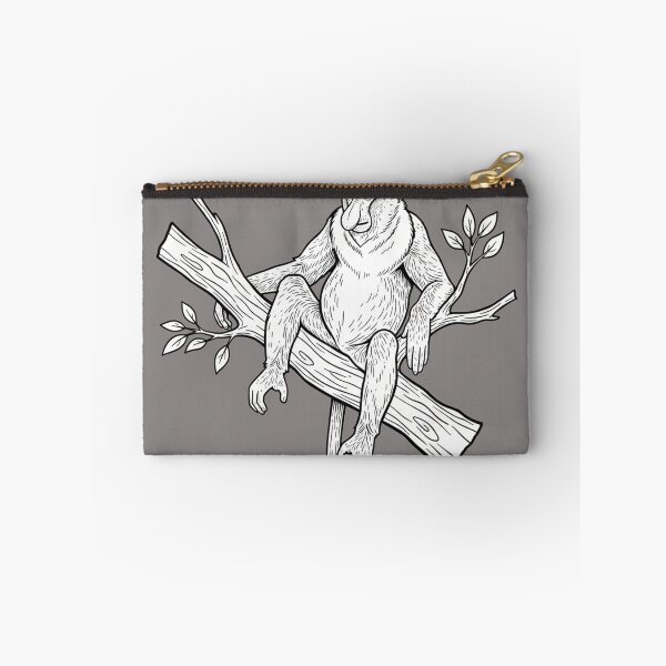 Item preview, Proboscis Monkey on a Branch – Monochromatic Line Art Drawing designed and sold by Wild-way Art.