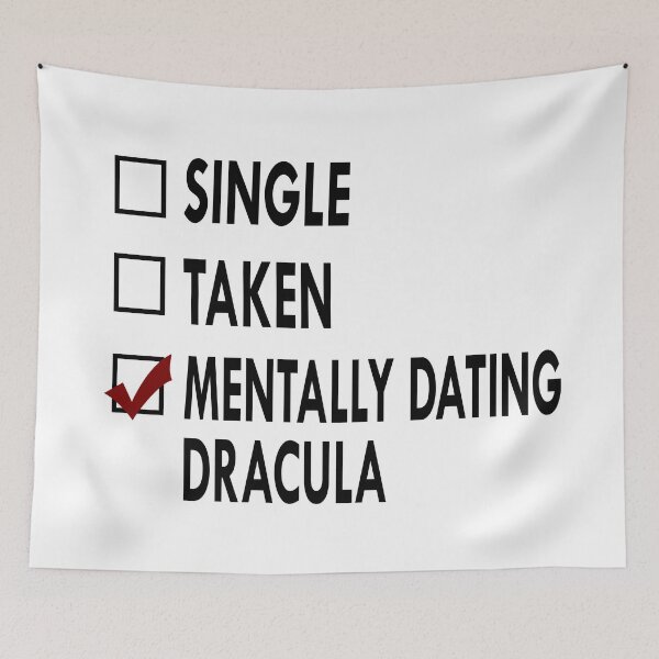 Item preview, Dating dracula Black White designed and sold by Sasya.