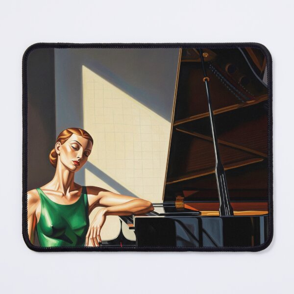 Item preview, The Black Piano - Original Art Deco Artwork designed and sold by elektronen.