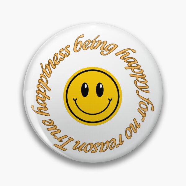 Item preview, True happiness is being happy for no reason. designed and sold by IlustraDigital.
