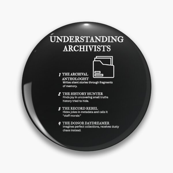 Item preview, Understanding Archivists – A Humorous Look at Archival Work – Black designed and sold by PsyFlow35.