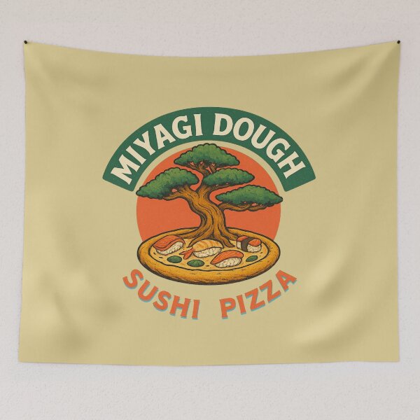 Item preview, Miyagi. Dough Sushi Pizza designed and sold by Chrischavers.