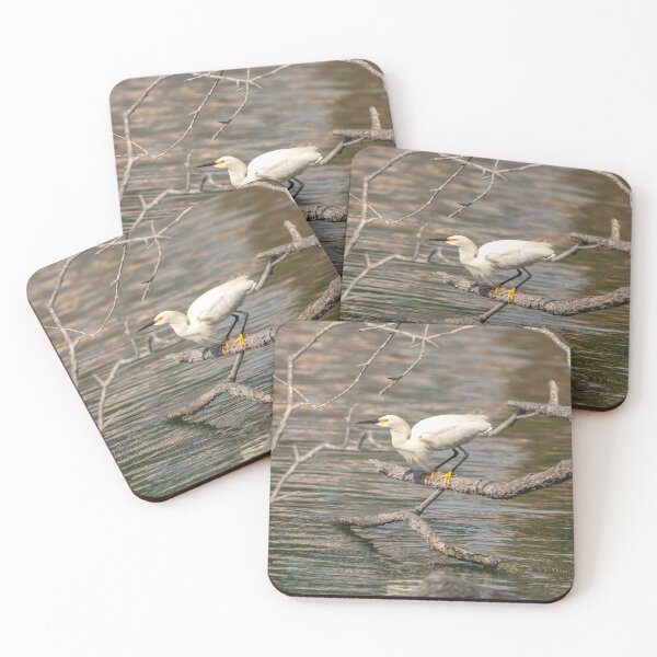 Item preview, Snowy Egret Perches on the Branch designed and sold by jvnimages.