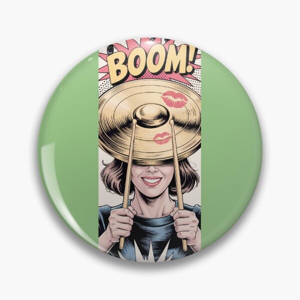 Item preview, Kiss Boom Cymbal Drummer Pop Art Png By Merch, Limited Edition designed and sold by kraackforest.