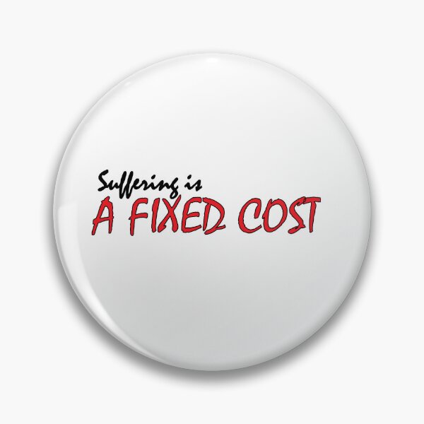 Item preview, Suffering is a fixed cost designed and sold by Positive Mindzet!.
