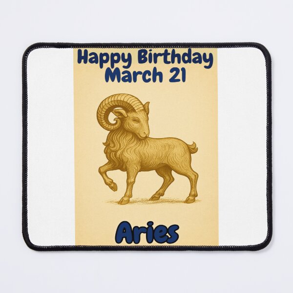 Item preview, Birthday Zodiac Sign – March 21 designed and sold by ariksworld.