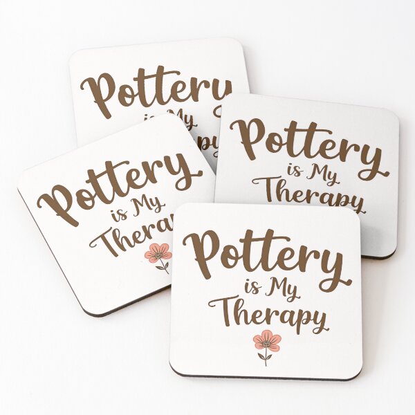 Item preview, Pottery Is My Therapy Creative Zen designed and sold by rustyroofco.