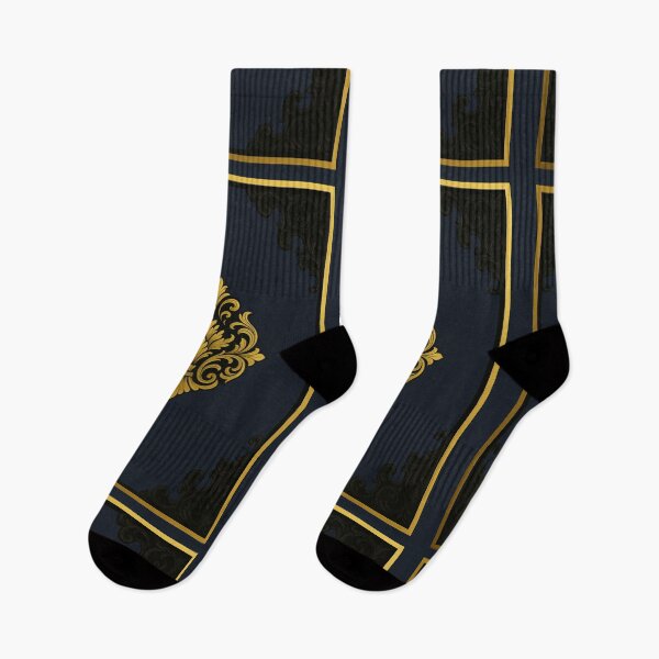 Item preview, Navy Blue & Gold-Black Antiqued Baroque designed and sold by DesignsByPrnces.