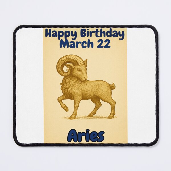 Item preview, Birthday Zodiac Sign – March 22 designed and sold by ariksworld.