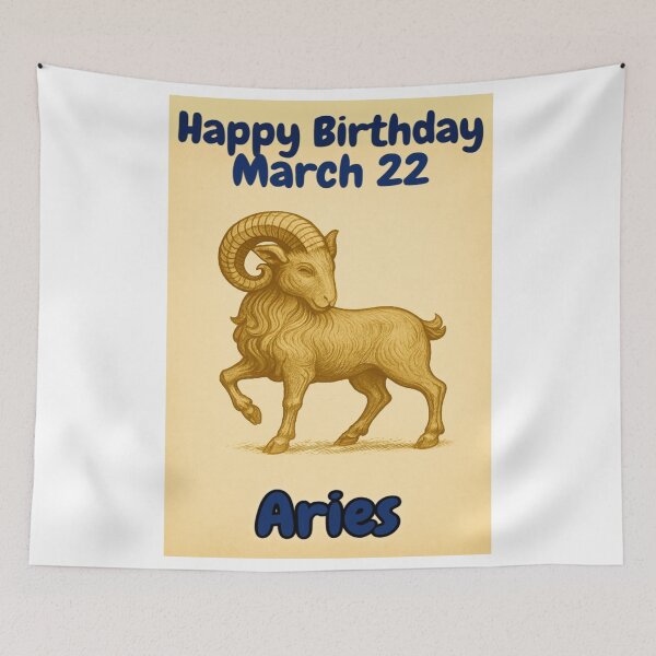 Item preview, Birthday Zodiac Sign – March 22 designed and sold by ariksworld.
