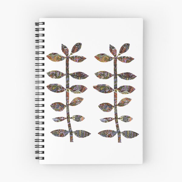 Item preview, mid century mod leaves pattern designed and sold by ZjalDesign.