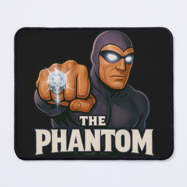 Item preview, The Phantom – Glowing Skull Ring Hero | Retro Comic 5D Sticker designed and sold by Imagetore.