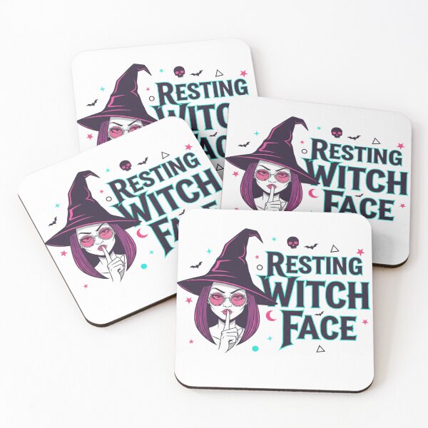 Item preview, Resting Witch Face designed and sold by Seeding Serendipity.