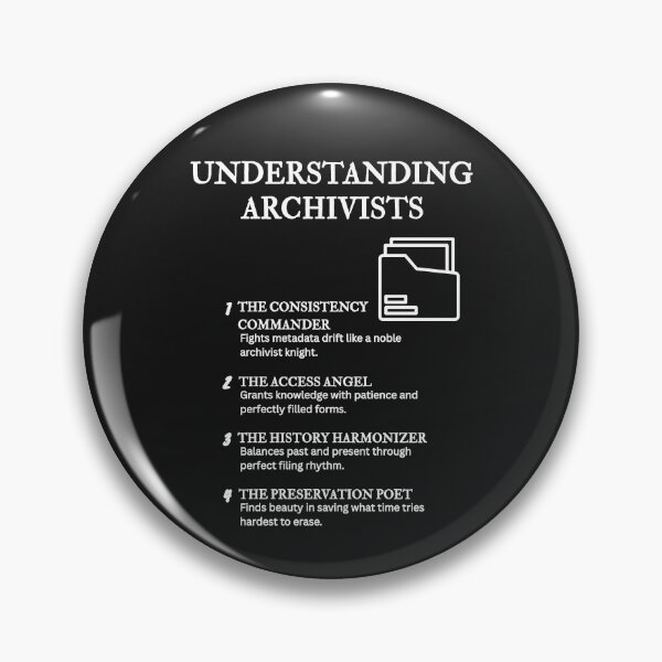 Item preview, Understanding Archivists – Archival Science Humor – Black designed and sold by PsyFlow35.