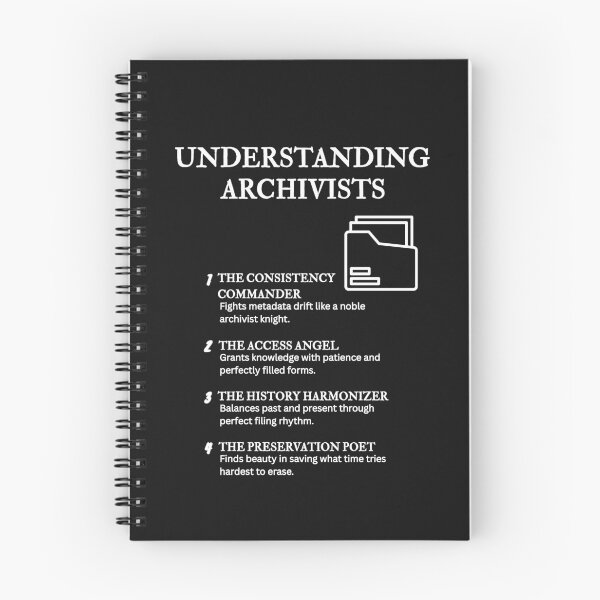 Item preview, Understanding Archivists – Archival Science Humor – Black designed and sold by PsyFlow35.