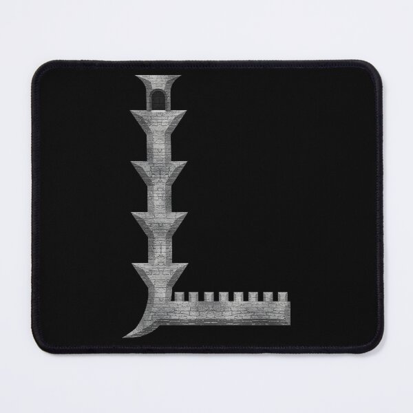 Item preview, Letter L of the Dragonfont Initial Capital Monogram (Castle) designed and sold by Swabcraft.