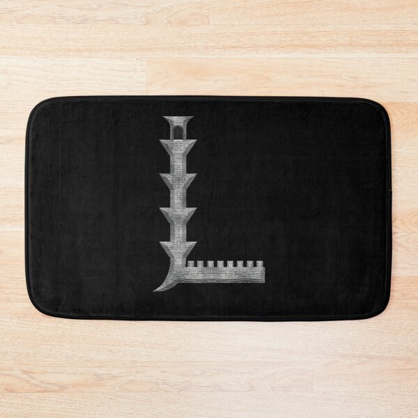 Item preview, Letter  L  of the Dragonfont Initial Capital Monogram (Castle) designed and sold by Swabcraft.