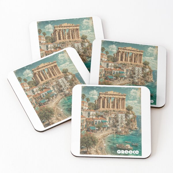 Item preview, Echoes of Greece: Where Ancient Glory Meets Coastal Charm designed and sold by ForeverPrintsOK.