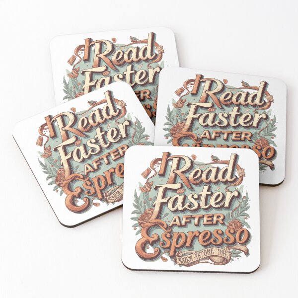 Item preview, I Read Faster After Espresso designed and sold by SR8891.