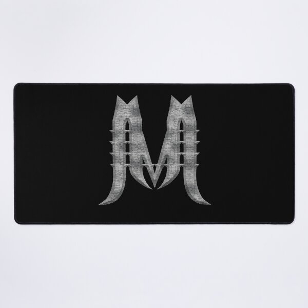 Item preview, Letter M of the Dragonfont Initial Capital Monogram (Castle) designed and sold by Swabcraft.