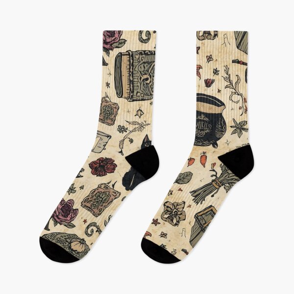 Item preview, Witch’s Pantry – Whimsical Cottagecore Halloween Pattern designed and sold by Deezyned.