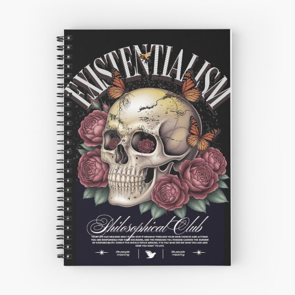 Item preview, Existencialismo y calavera designed and sold by Golden_Glory_Design.