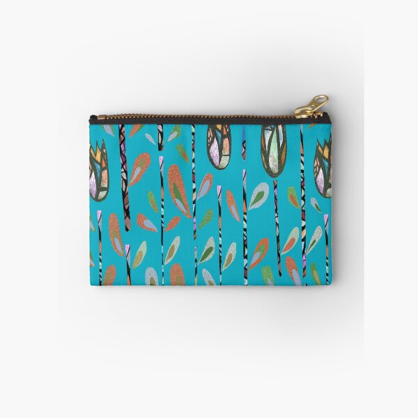 Item preview, Scandi leaves, turkis designed and sold by ZjalDesign.