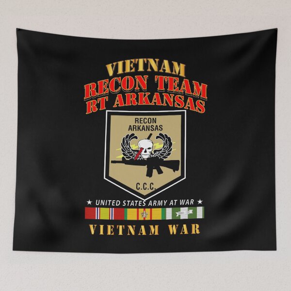 Item preview, RECON TEAM -  Recon Team - RT Arkansas - Vietnam War w VN SVC designed and sold by Military Insignia Products.